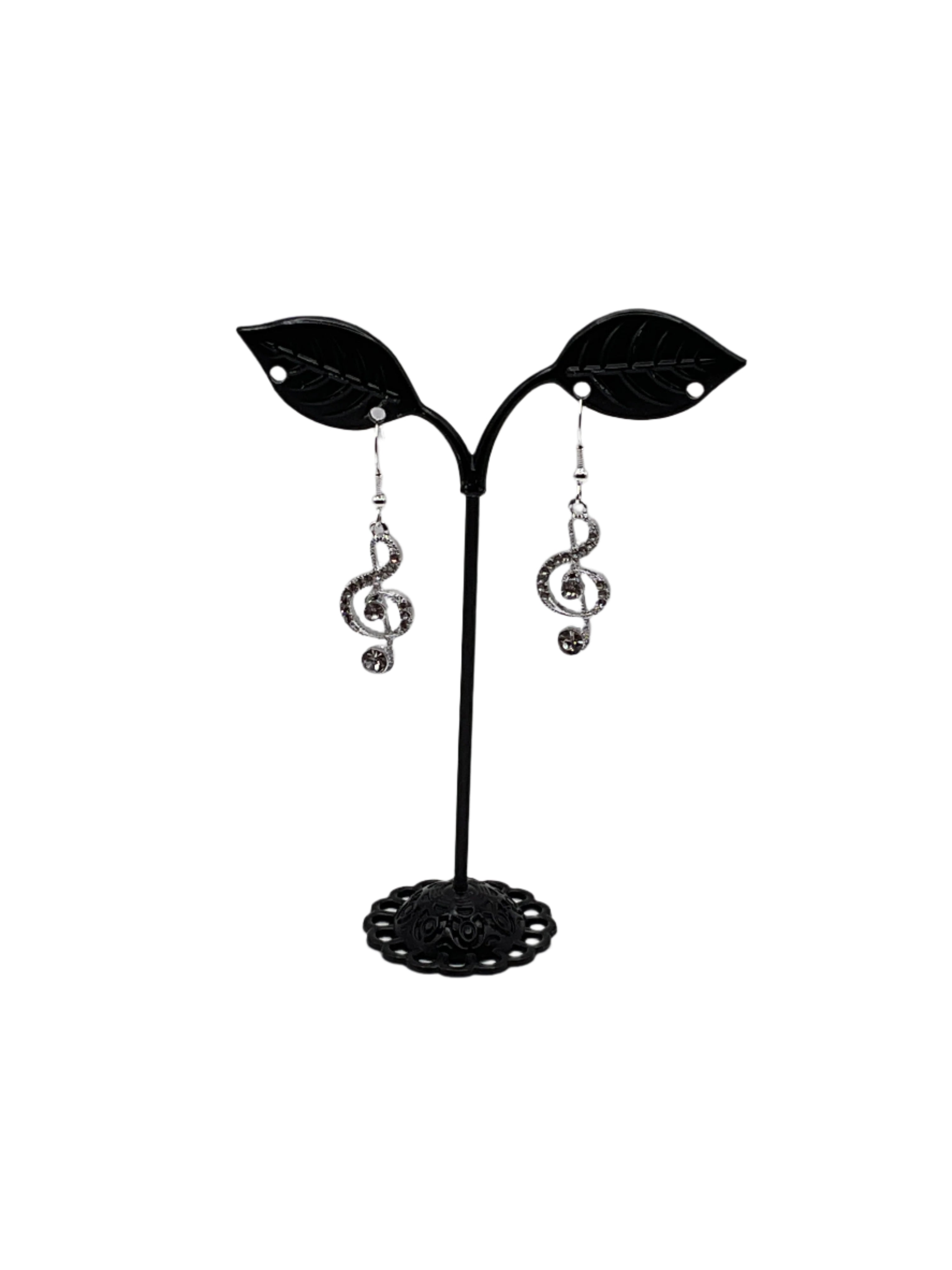 Music note earrings