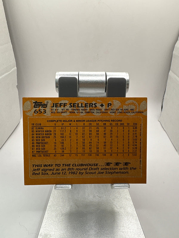 Topps Jeff Sellers