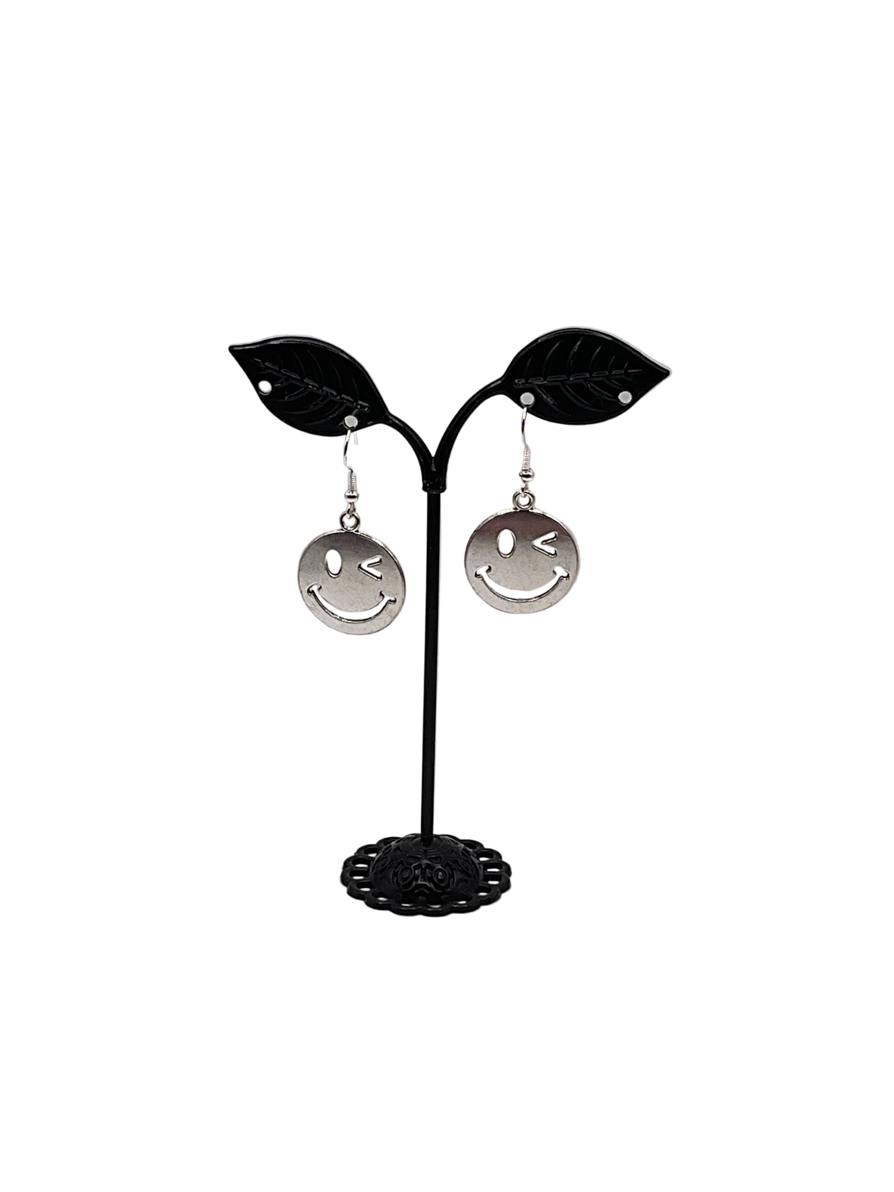 Winking Emoji Earrings