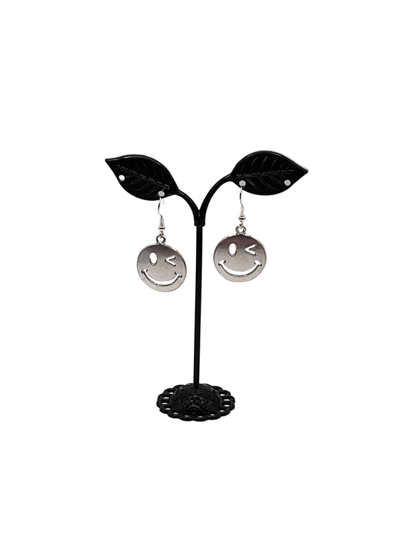 Winking Emoji Earrings