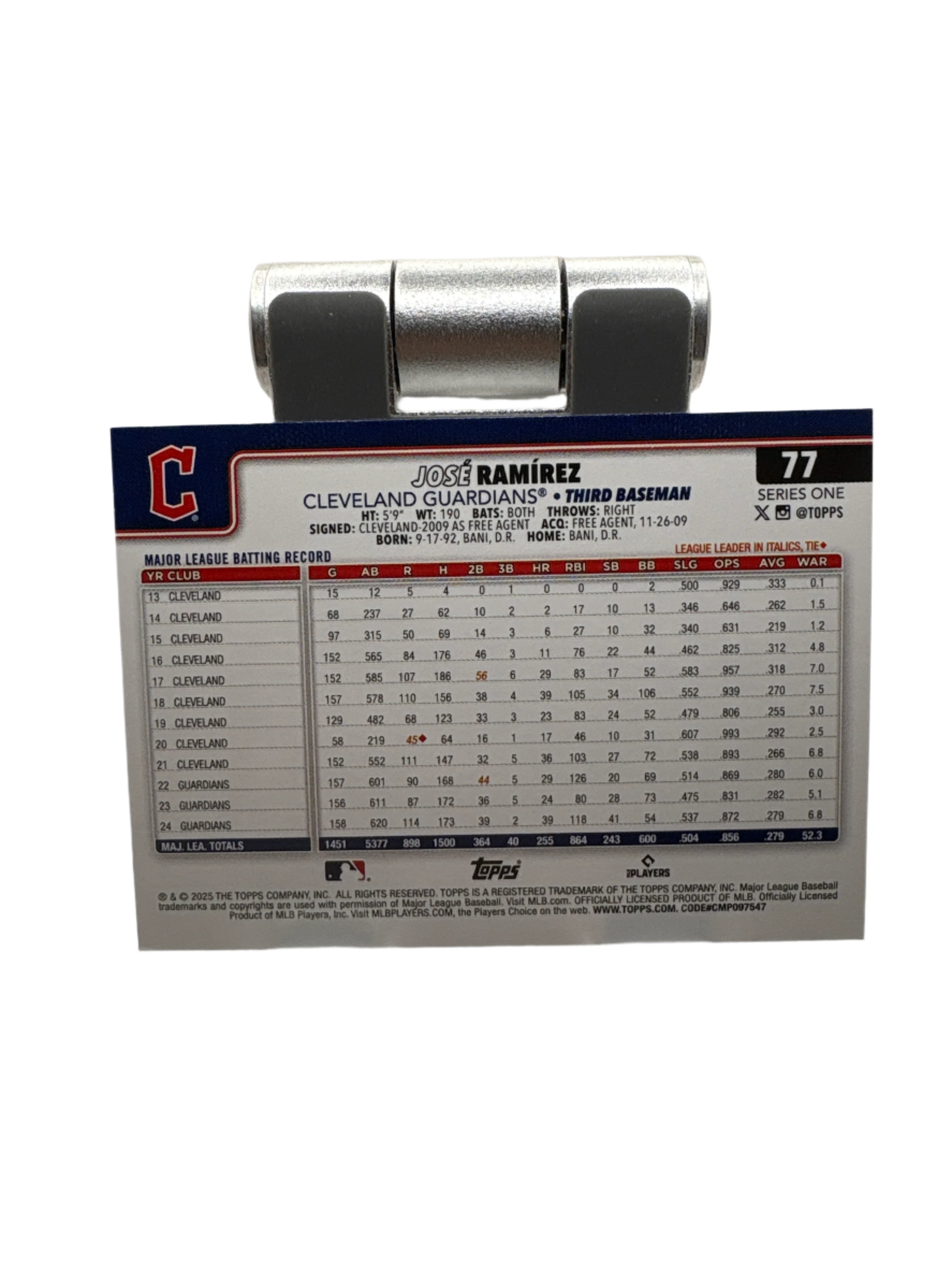 Topps Jose Ramirez