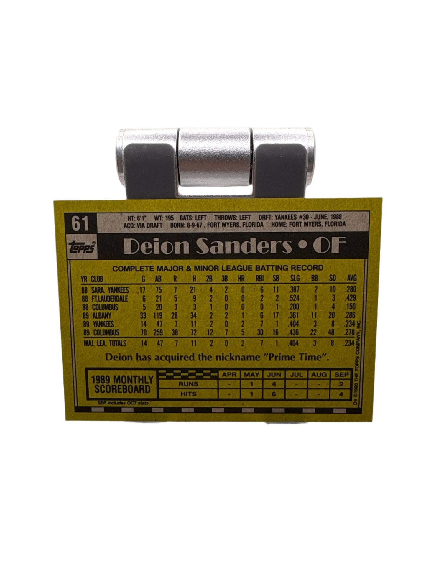 Topps Deion Sanders