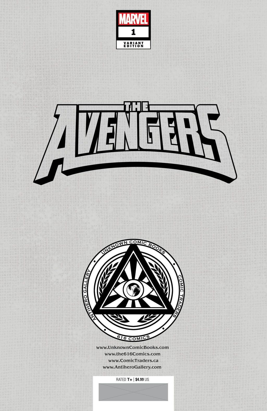 [Signed by Nathan Szerdy] AVENGERS #1 UNKNOWN COMICS NATHAN SZERDY EXCLUSIVE VIRGIN VAR [IN STOCK]