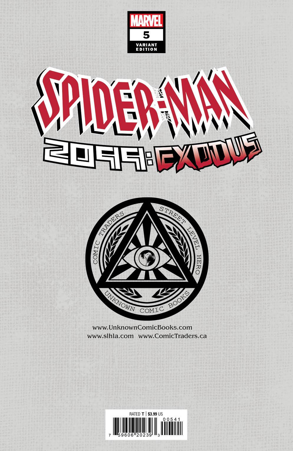 Spider-Man 2099: Exodus #5 Unknown Comics Alan Quah Exclusive Var (08/03/2022) - Collectors World Toys