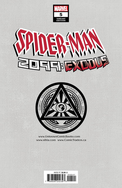 Spider-Man 2099: Exodus #5 Unknown Comics Alan Quah Exclusive Var (08/03/2022) - Collectors World Toys