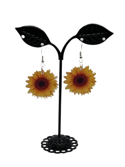 Boots And Sunflower Earrings