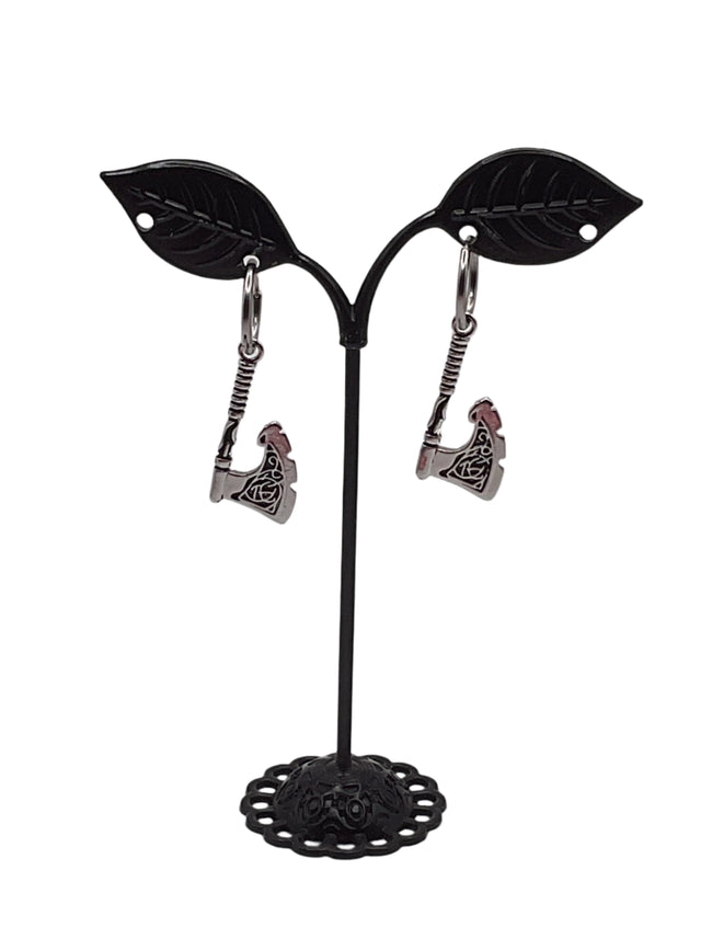 Battle Axe Earrings 2 Hover Image