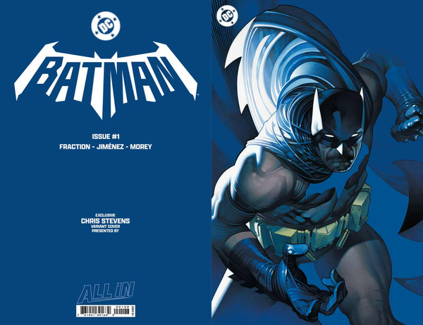 [FOIL] BATMAN #1 CHRIS STEVENS EXCLUSIVE VIRGIN VAR [09/10/2025] - Collectors World Toys