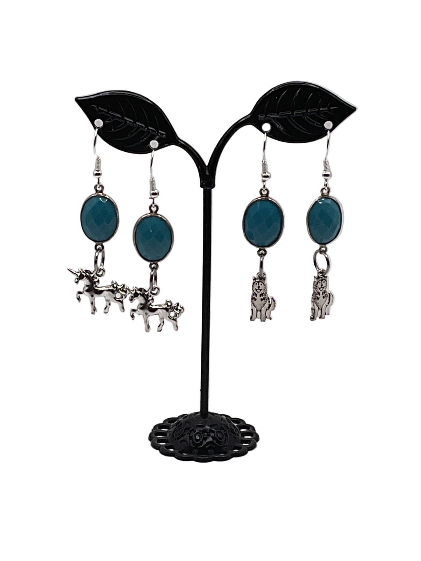 Turquoise Facet Earrings