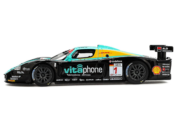 BBR - Maserati MC12 Competizione #1 Michael Bartels - Andrea Bertolini - Eric van de Poele - Stephane Sarrazin "Vitaphone Racing Team" Winner "24 Hours of Spa" (2008) 1/64 Diecast Model Car by BBR