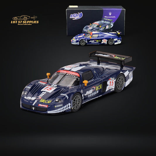BBR64 Maserati MC12 Competizione #15 JMB Racing 2008 FIA 24Hr of Spa 1:64 BBRDIE6424 - Collectors World Toys