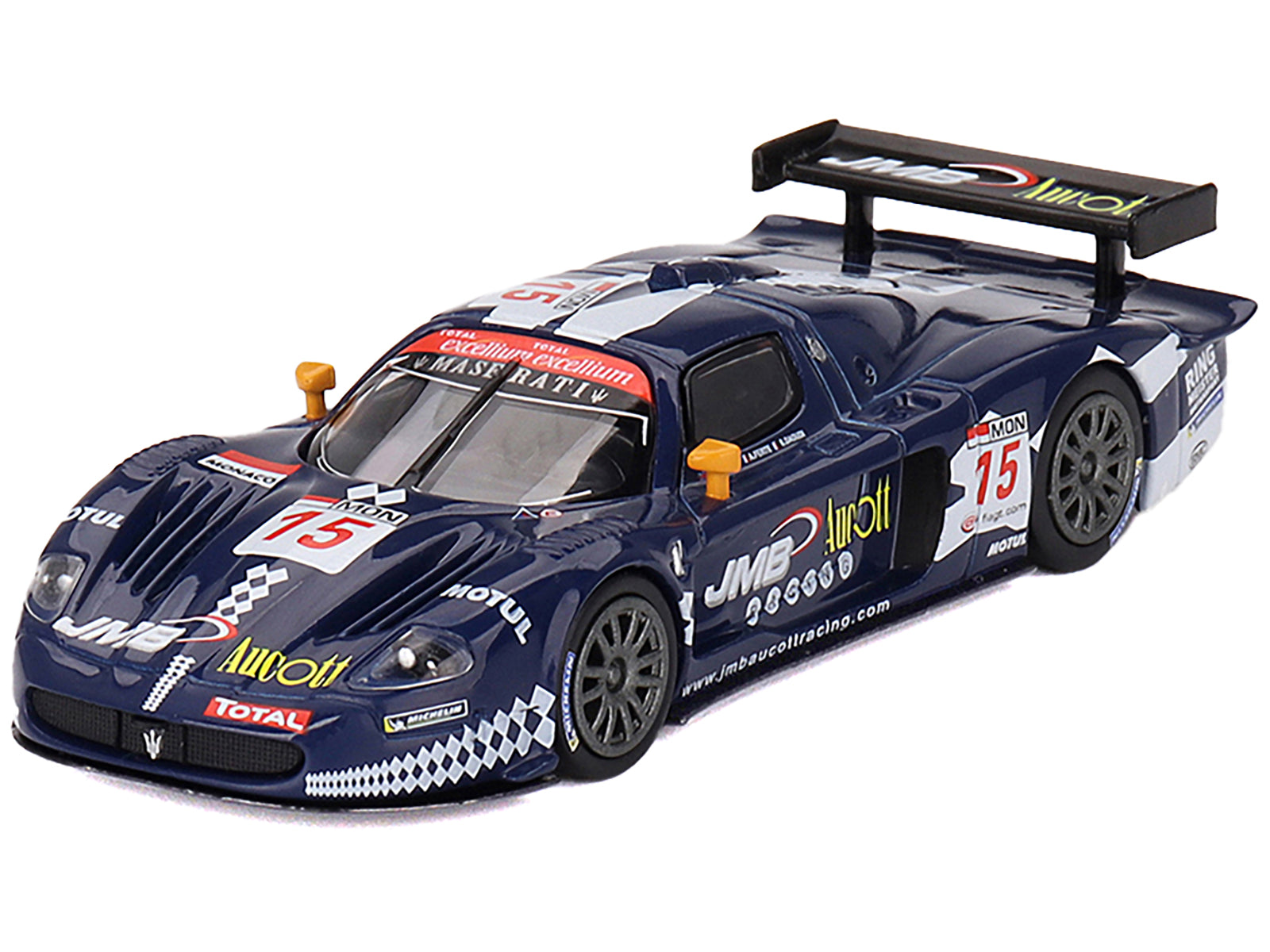 BBR - Maserati MC12 Competizione #15 Ben Aucott - Alain Ferte - Stephane Daoudi "JMB Racing" "24 Hours of Spa" (2008) 1/64 Diecast Model Car by BBR