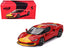 BBR - Ferrari 296 GTB Assetto Fiorano Rosso Corsa Red with Yellow Stripes 1/64 Diecast Model Car by BBR