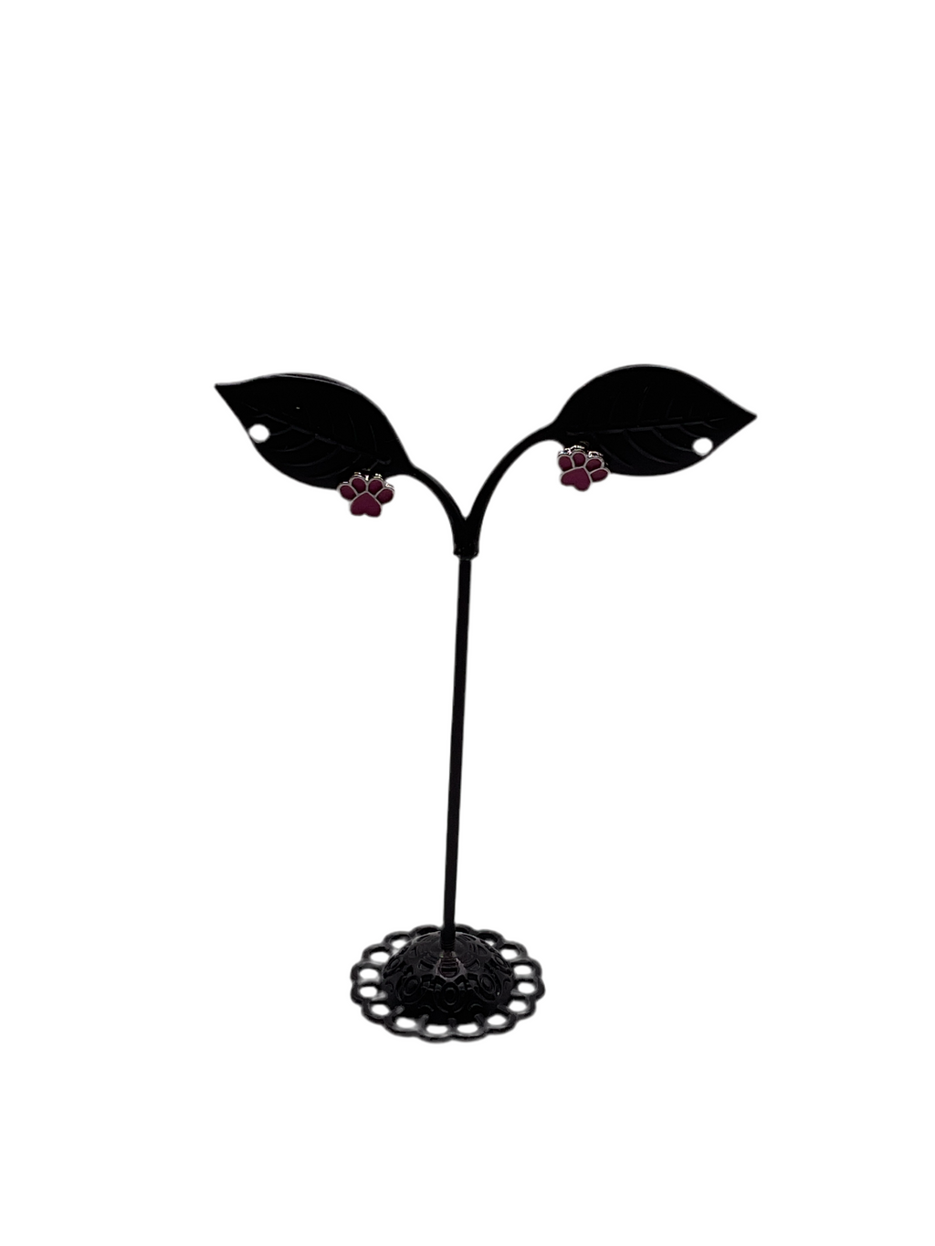 Puppy paw print earrings