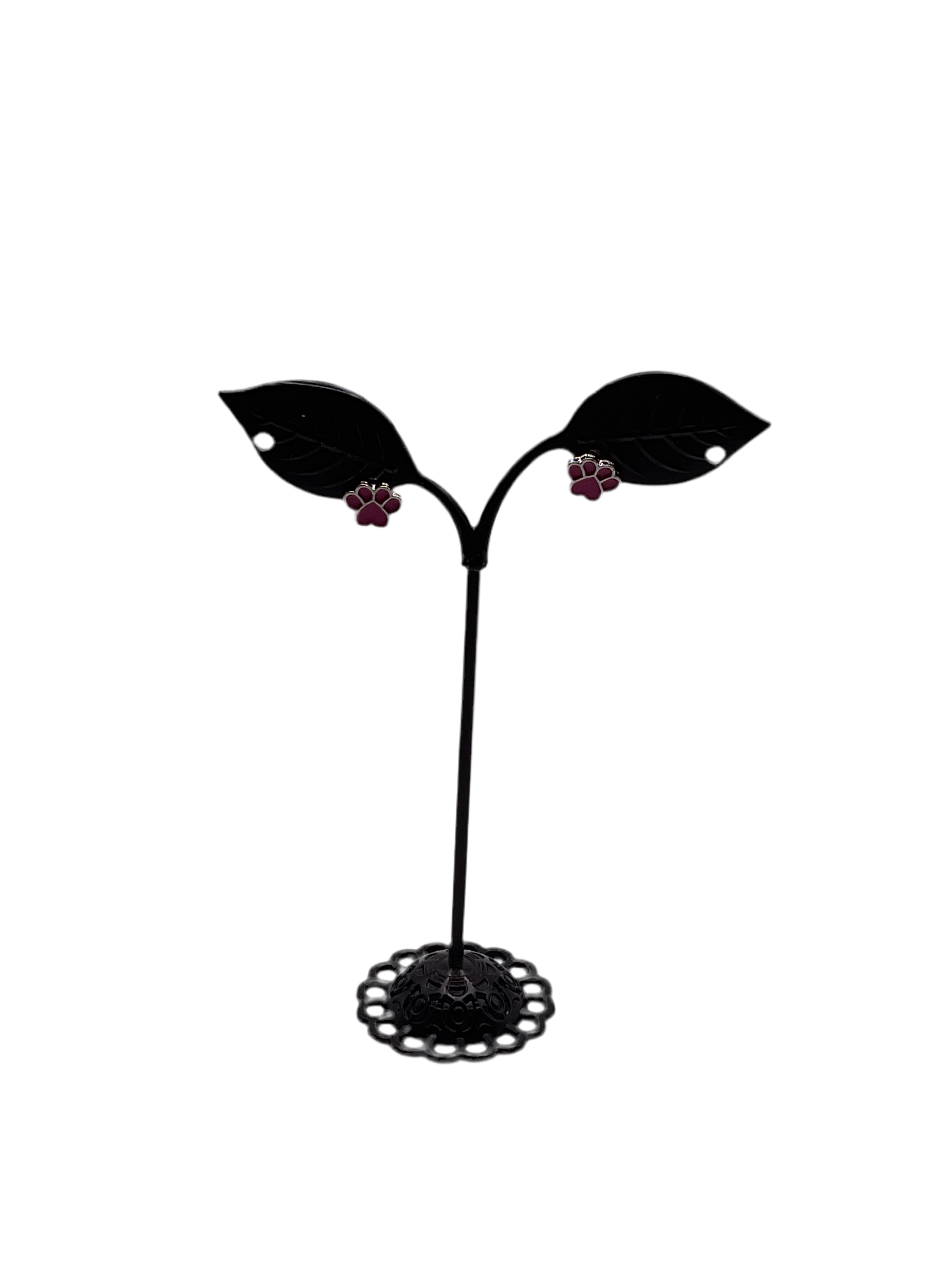 Puppy paw print earrings