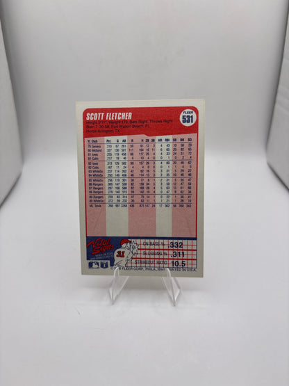 Fleer Scott Fletcher