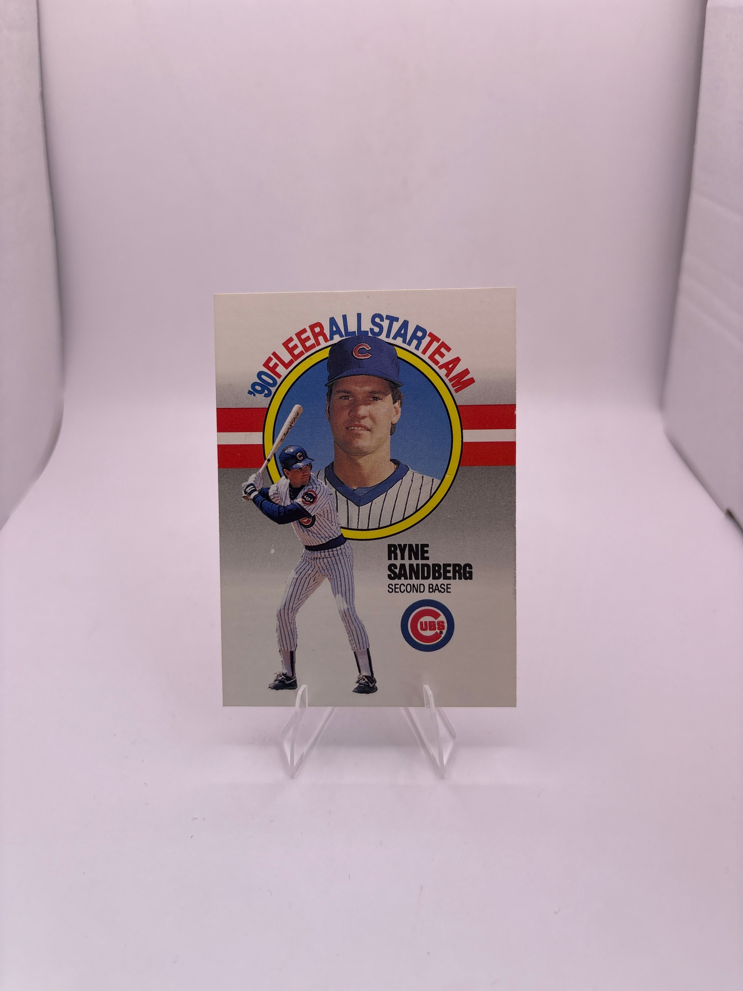 Fleer Ryne Sandberg Sports Card Main image