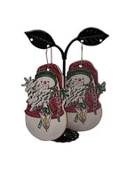 Country Christmas Earrings