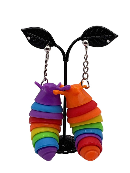 Caterpillar earrings