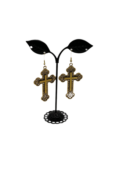 Cross earrings