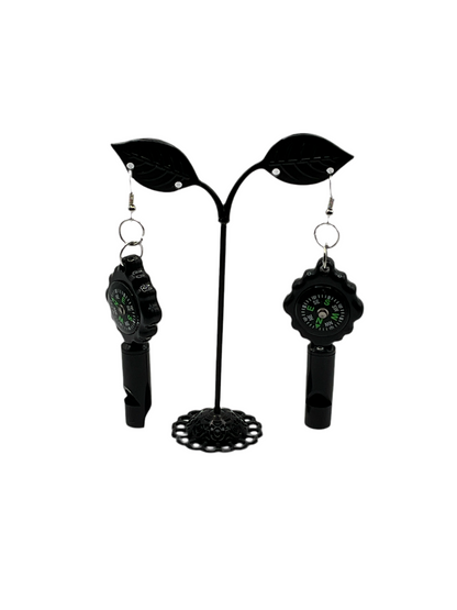 compass earrings