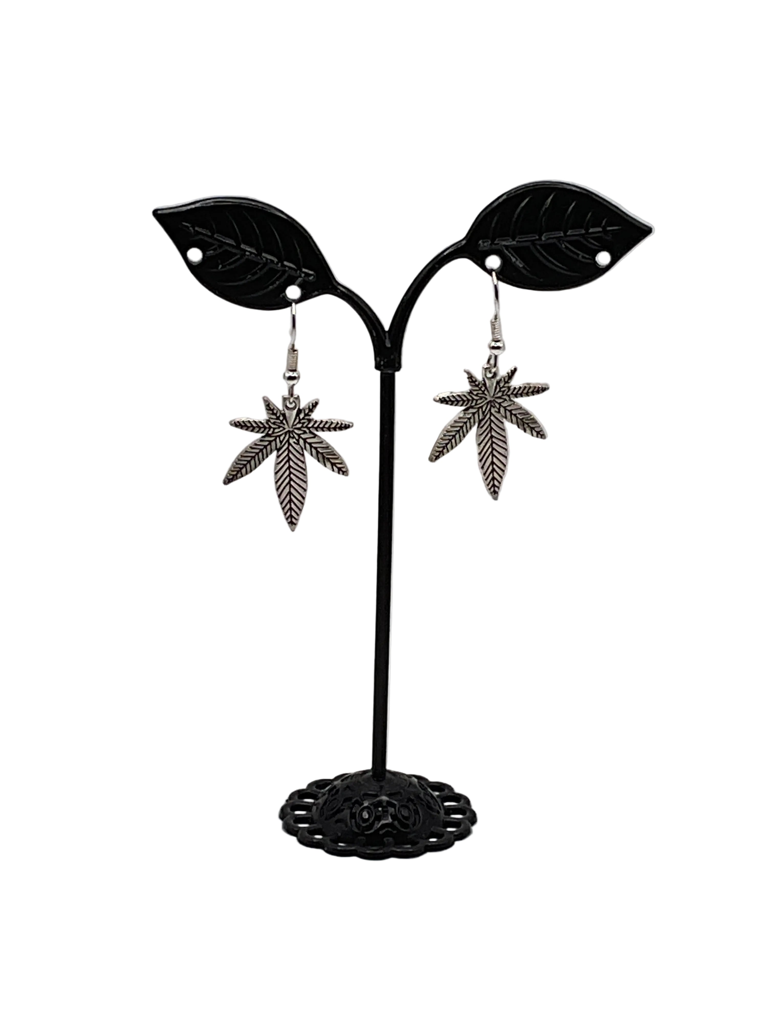 Weed earrings