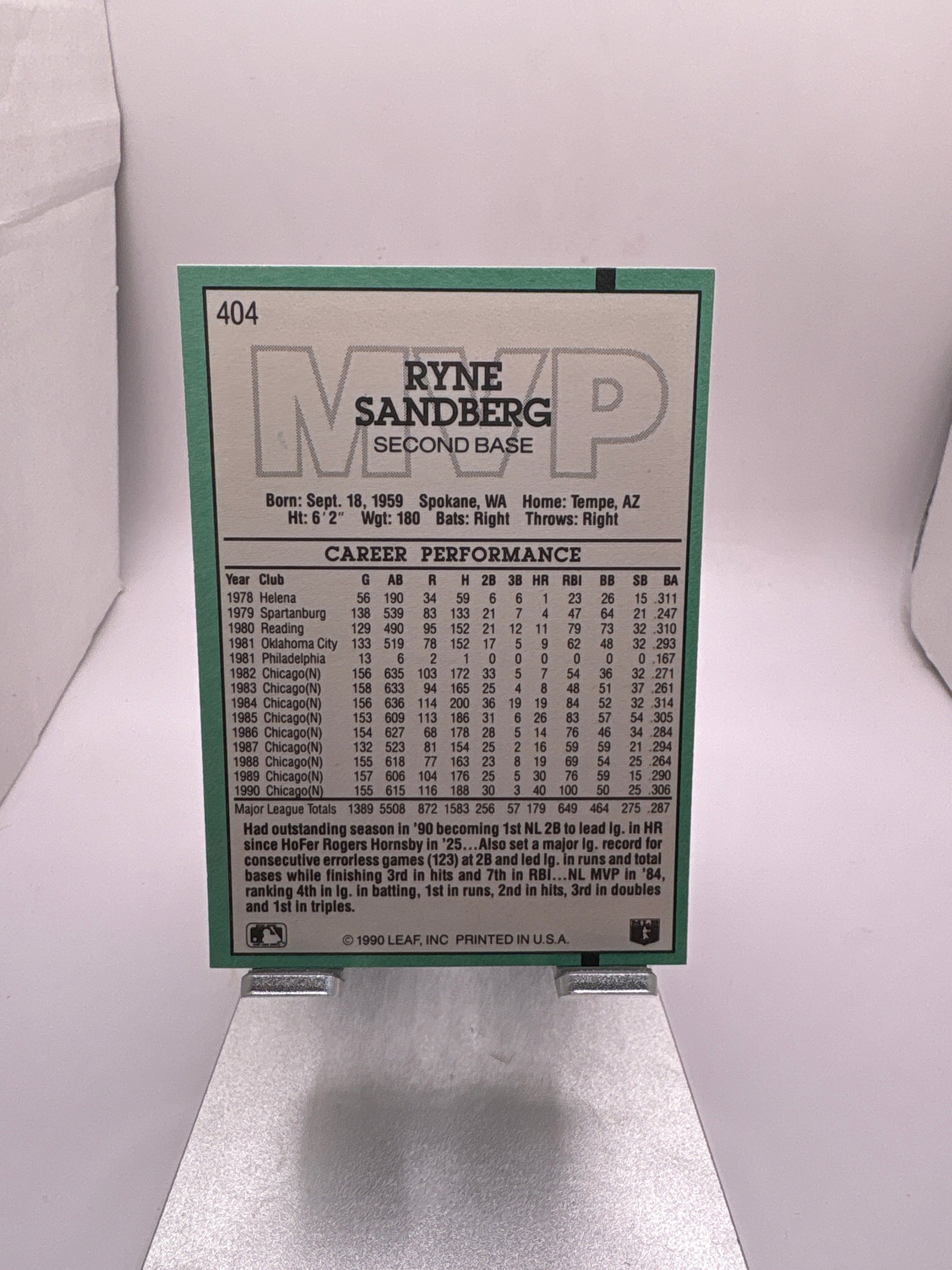 Donruss Ryne Sandberg
