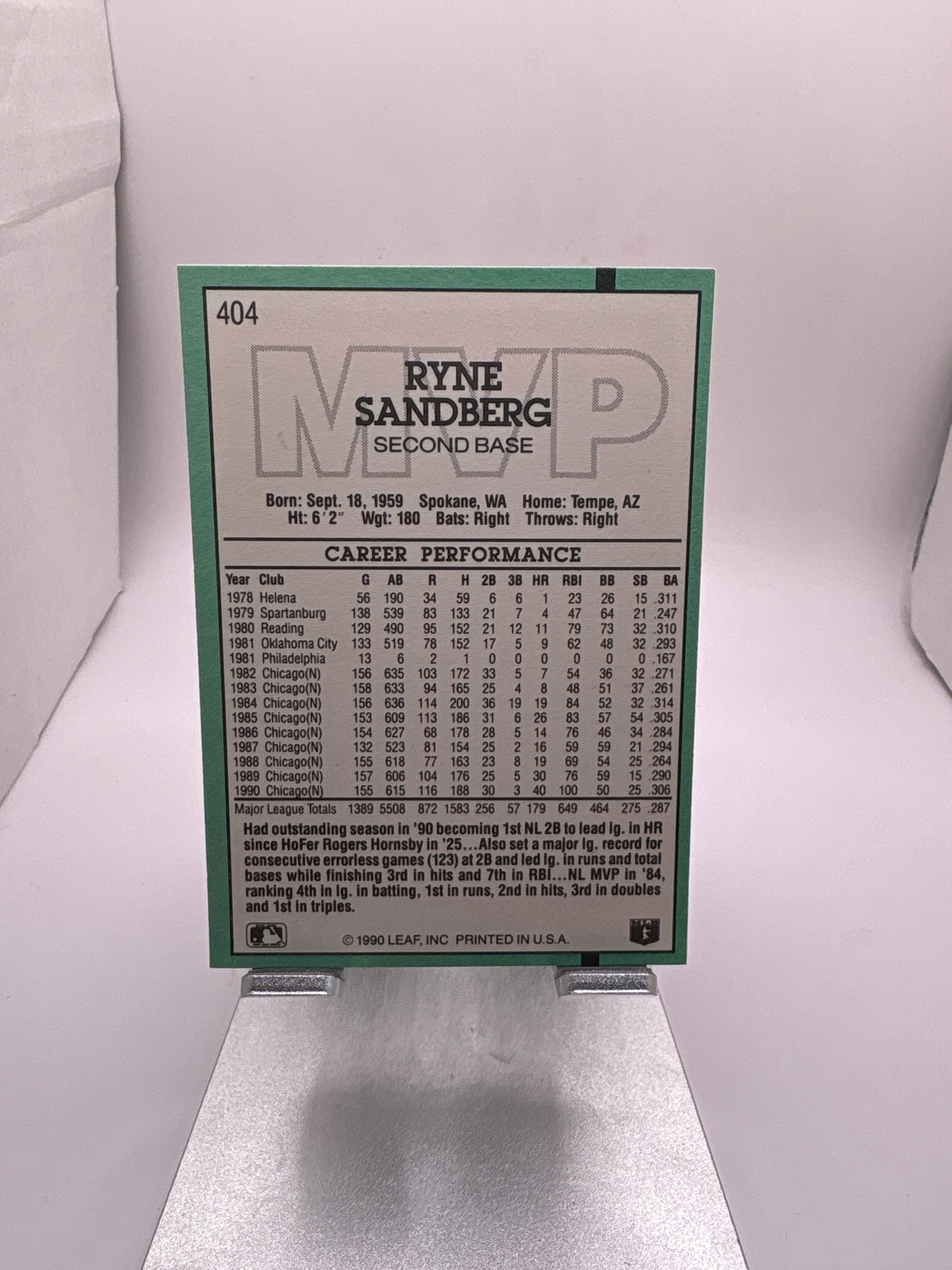 Donruss Ryne Sandberg