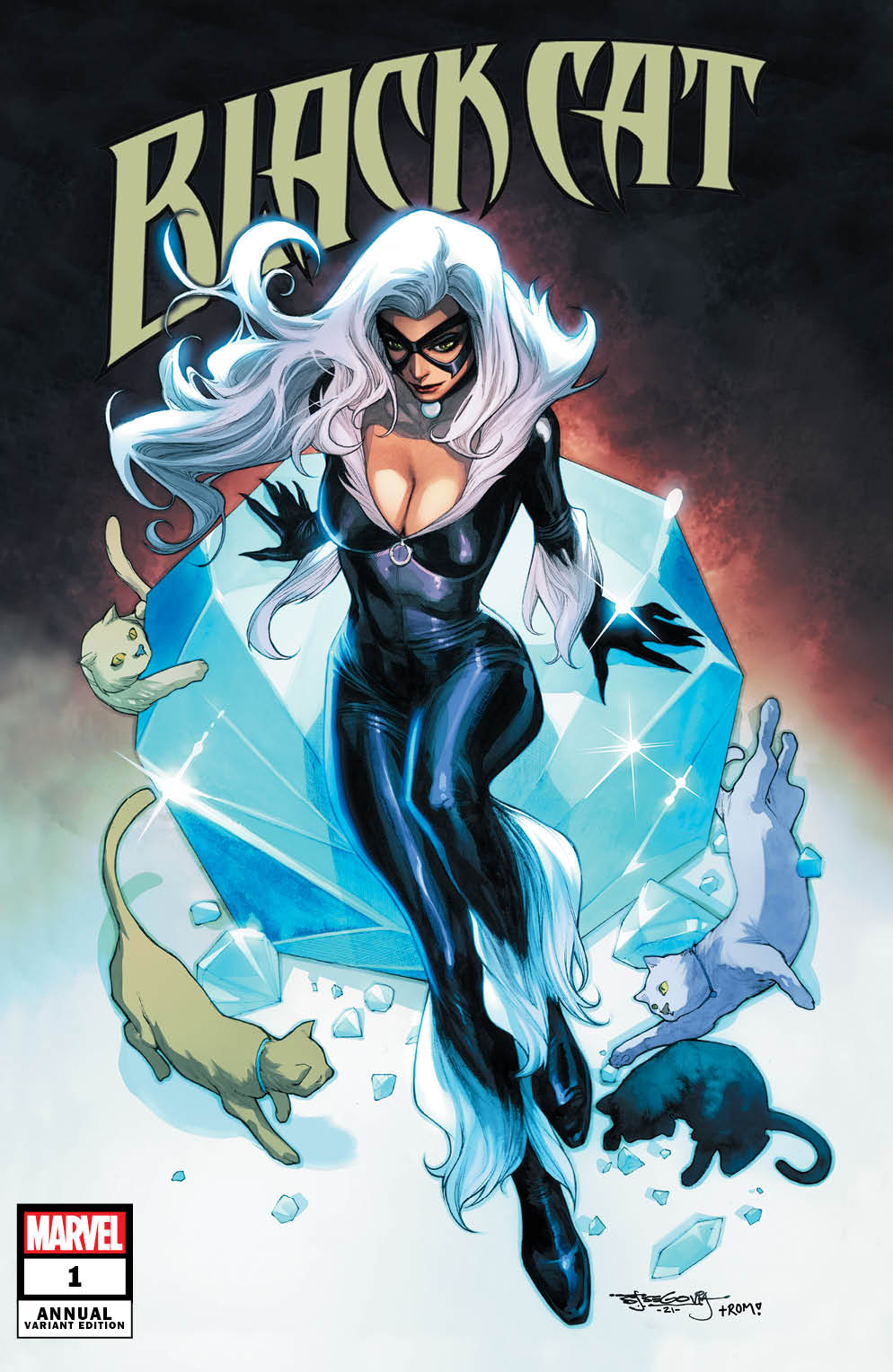 Black Cat Annual #1 Unknown Comics Stephen Segovia Exclusive Var Infd (06/30/2021) - Collectors World Toys Main image