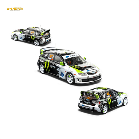 DCM & Mini Station 2008 Subaru Impreza WRX STI Rally Block43 Monster 1:64