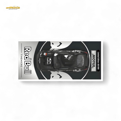 TimeMicro BMW M4 Modified Widebody Silver R e d B u l l Ordinary 1:64