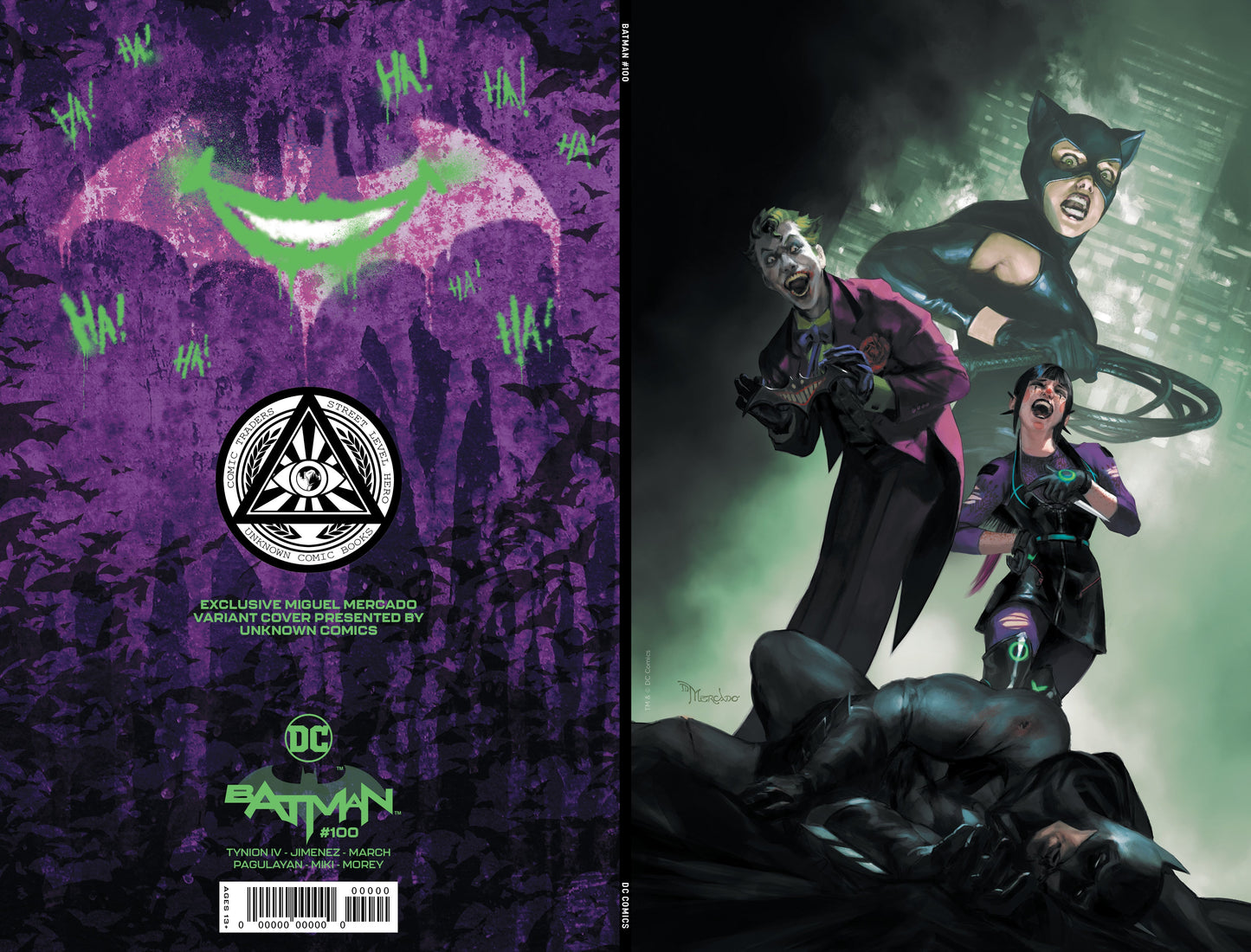 Batman #100 Unknown Comics Miguel Mercado Exclusive Virgin Var (Joker War) (10/06/2020) - Collectors World Toys