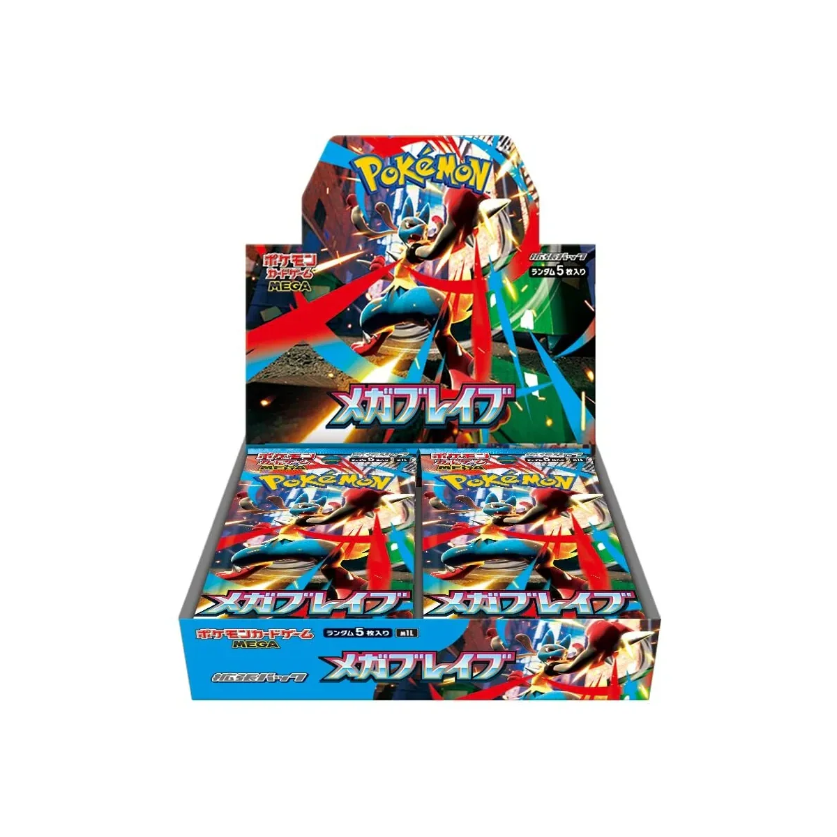 Pokemon Mega Brave M1L Booster Box - Mega Series - Japanese Main image