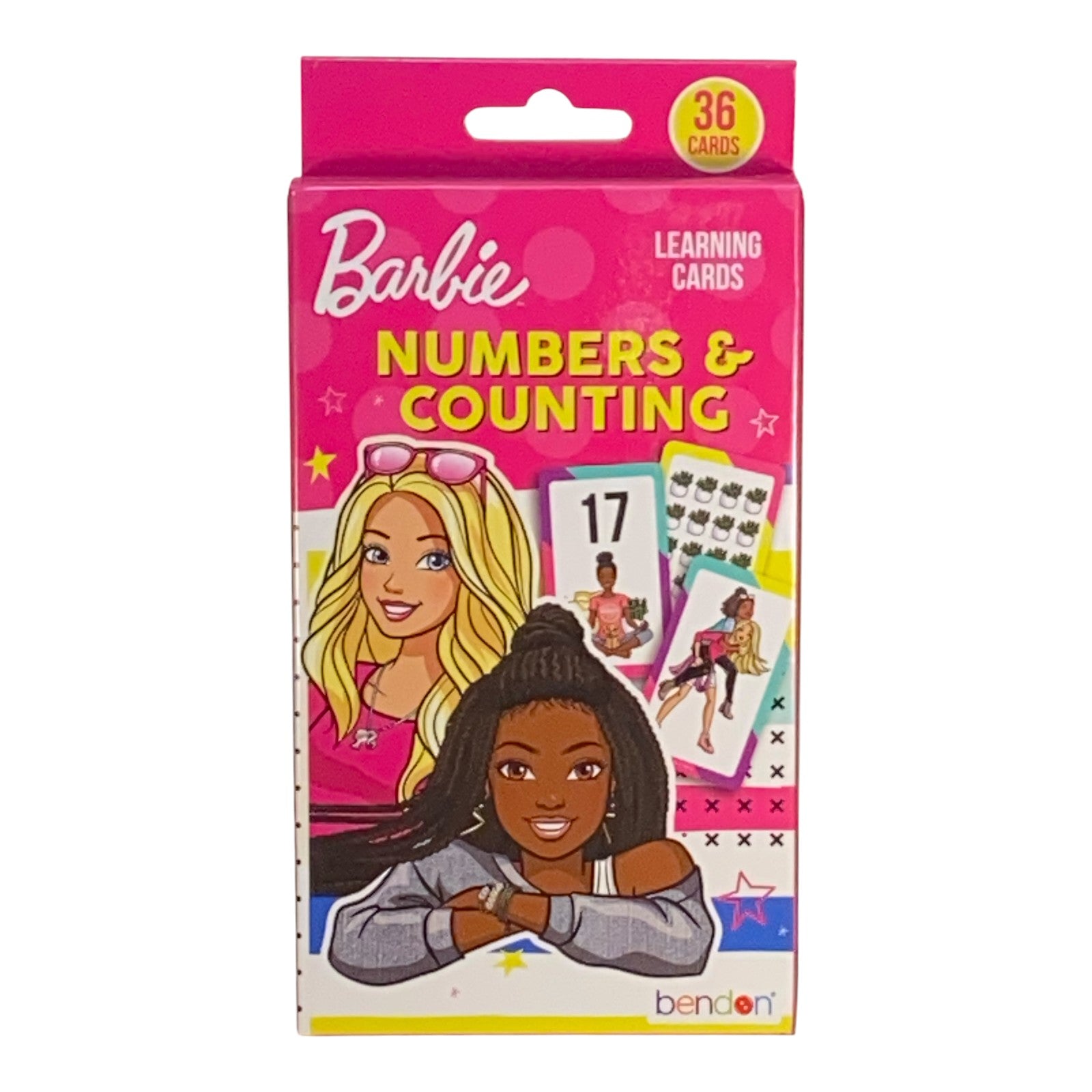 Barbie & Friends Numbers & Counting Learning 36 Flash Cards