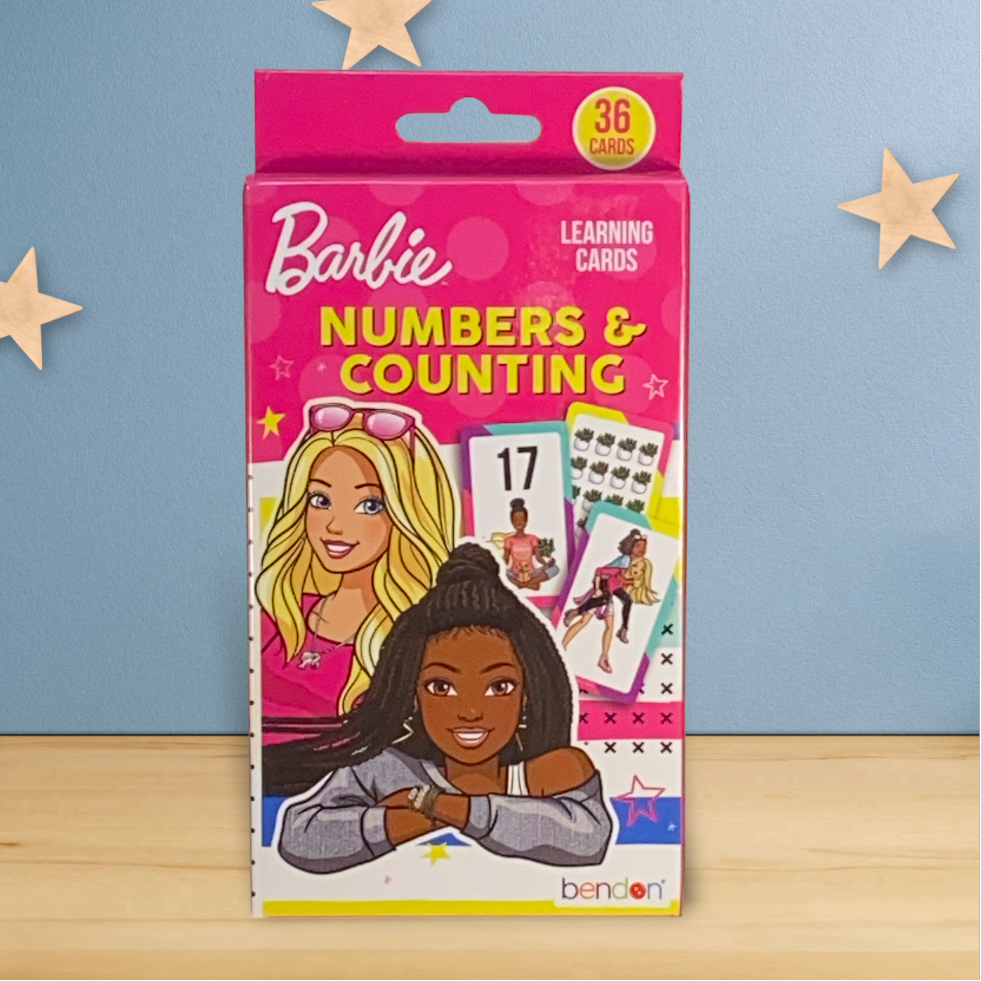 Barbie & Friends Numbers & Counting Learning 36 Flash Cards