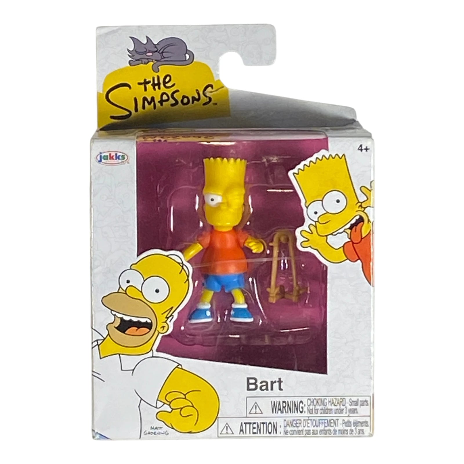 The Simpsons Bart Winking with Slingshot 2.5 Inches Action Figure (Damaged Packaging)