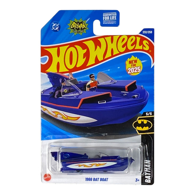 Hot Wheels 1966 Bat Boat - Batman Series 5/5 - Collectors World Toys Hover Image