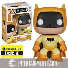 Pop! Heroes: DC - Batman (Rainbow - Yellow) Entertainment Earth Exclusive Main image
