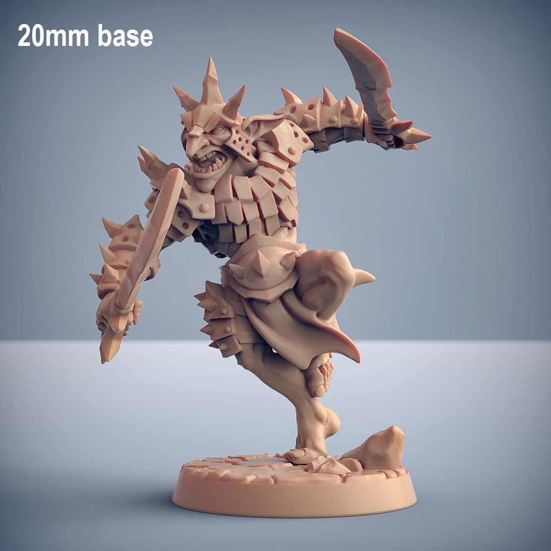 Blackrazor Warrior: Base Sculpt D (Male Hobgoblin) -