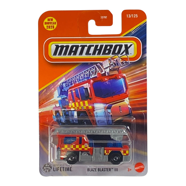 Matchbox Blaze Blaster III - 2025 Matchbox Series 13/125 - Collectors World Toys Hover Image