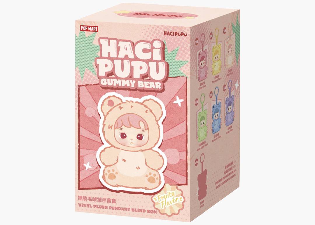 Hacipupu Gummy Bear Series - Vinyl Plush Pendant Blind Box - Collectors World Toys
