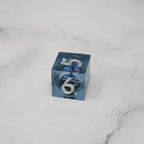 Blue Slaadi's Eye - 7 Piece Moving Eye DnD Dice Set | Acrylic RPG Gaming Dice - Collectors World Toys
