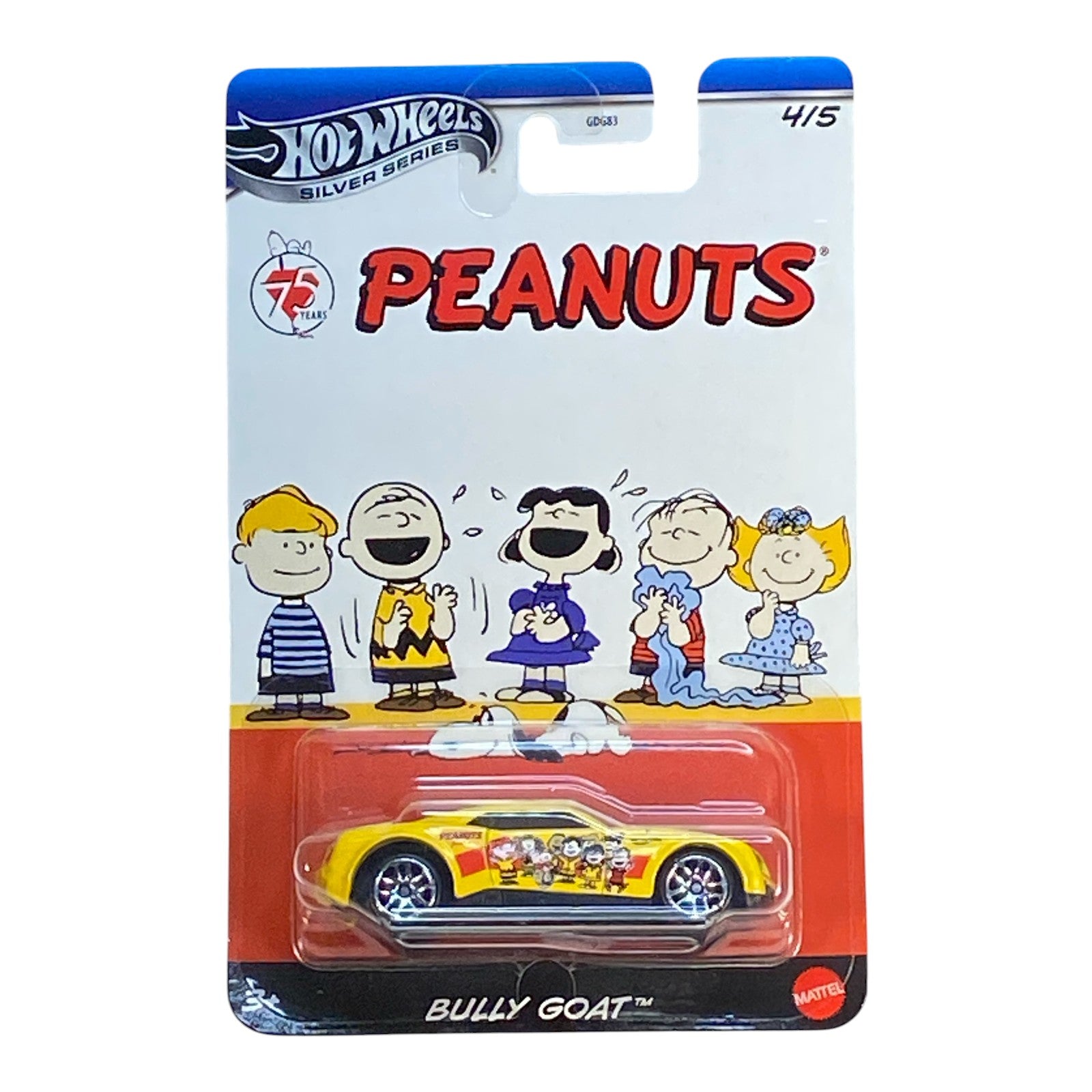 Hot Wheels Silver Series Bully Goat - Peanuts 75 Years 4/5