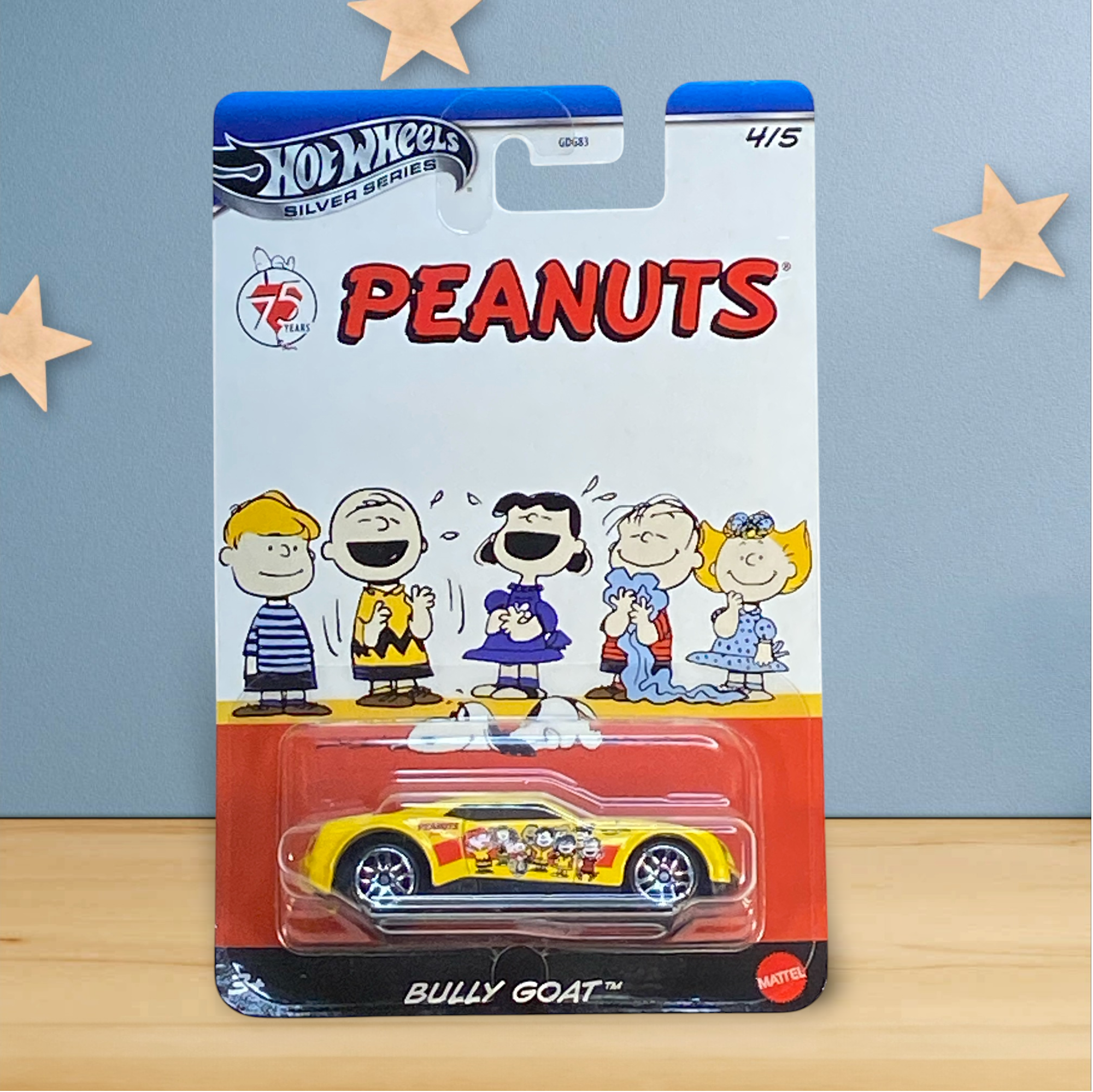 Hot Wheels Silver Series Bully Goat - Peanuts 75 Years 4/5