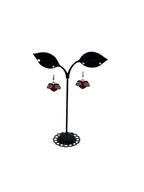 Heart with wings earrings