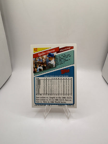 Topps Spike Owen’s