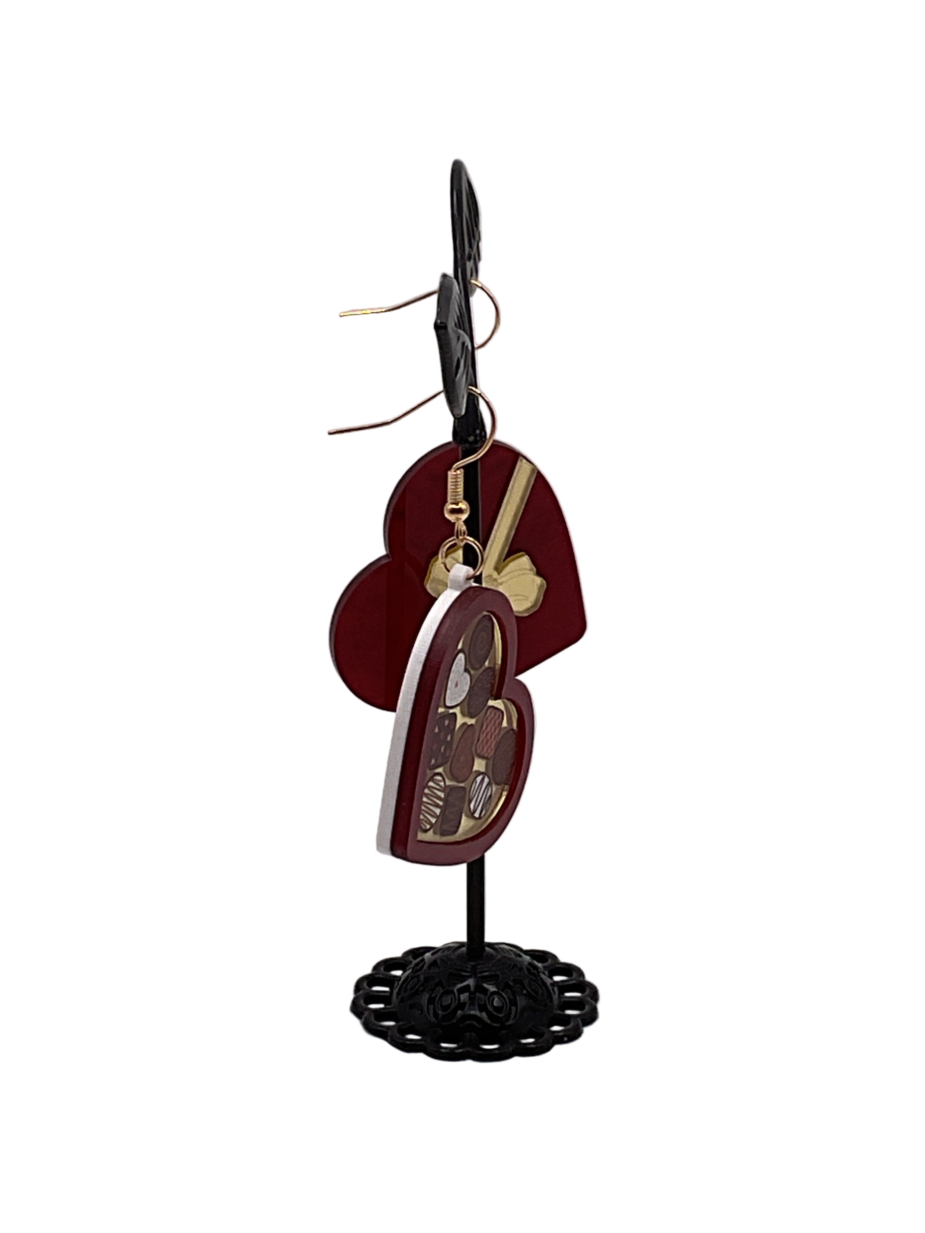 Box of chocolate earrings
