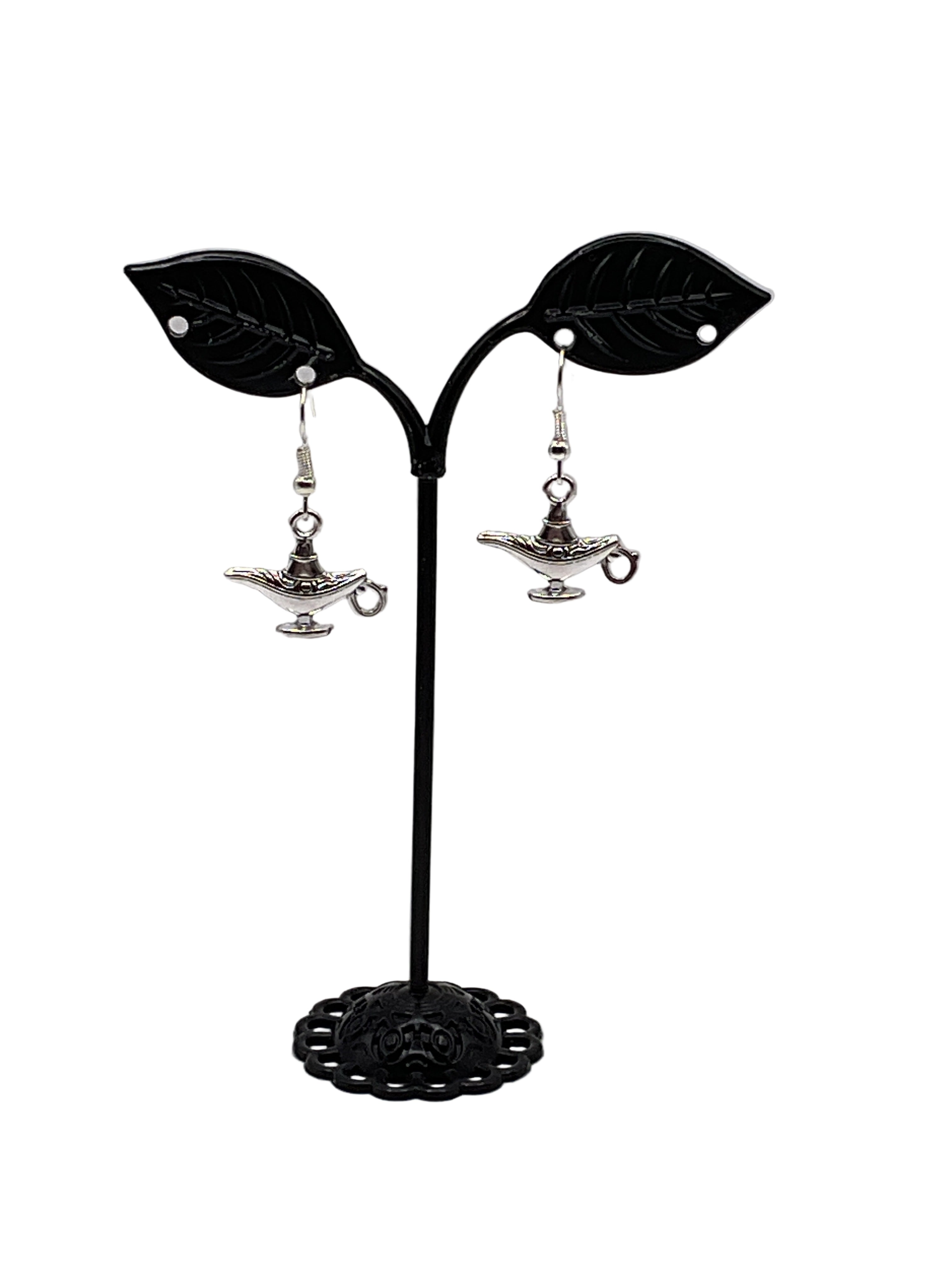 Magic genie bottle earrings Main image