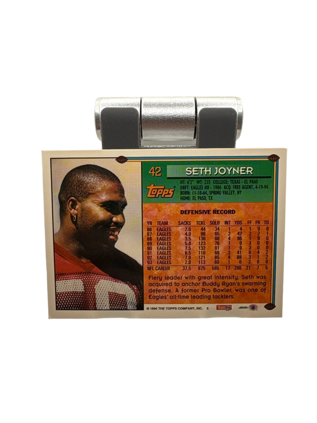 Topps Seth Joyner