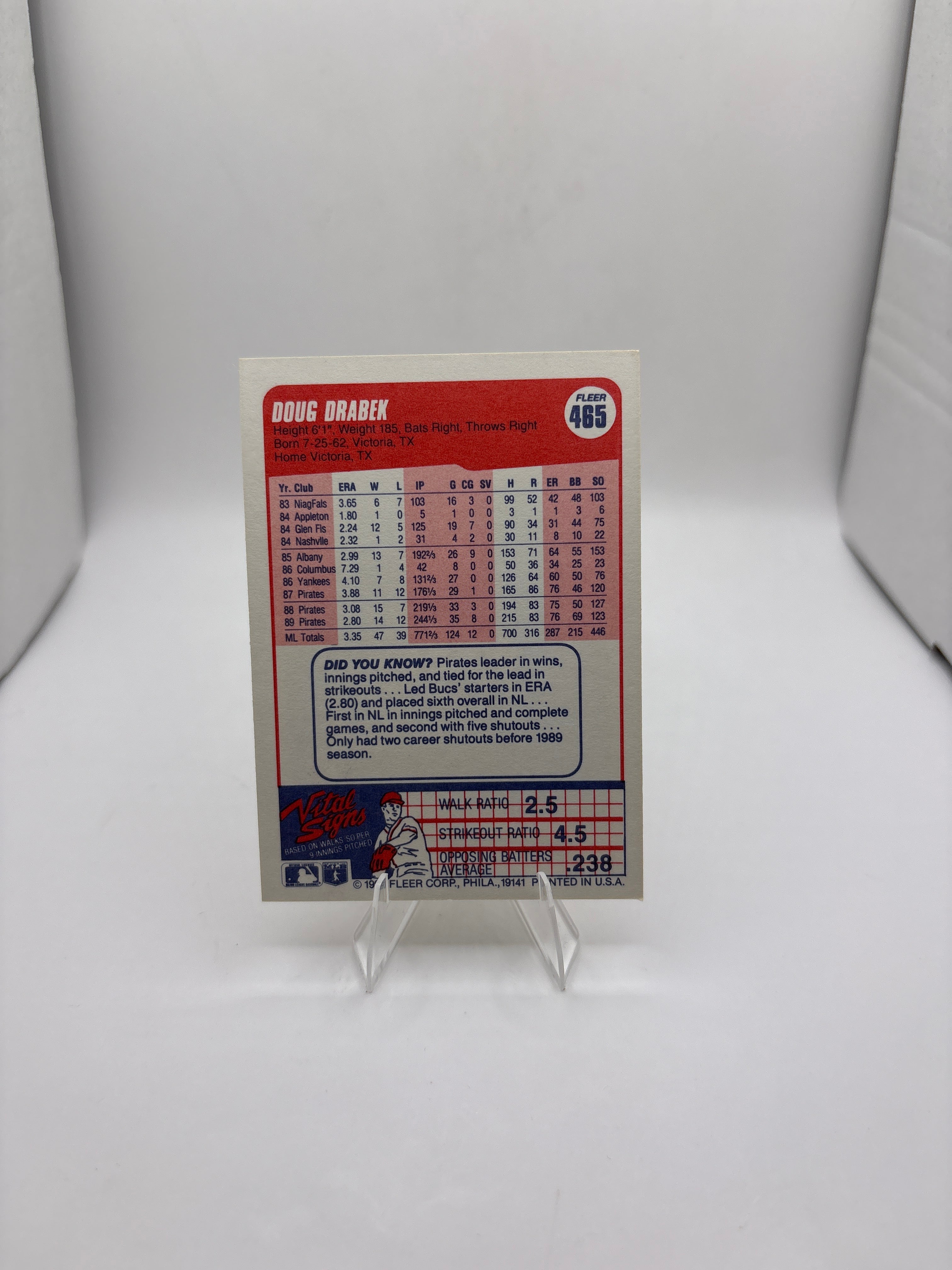Fleer Doug Drabek